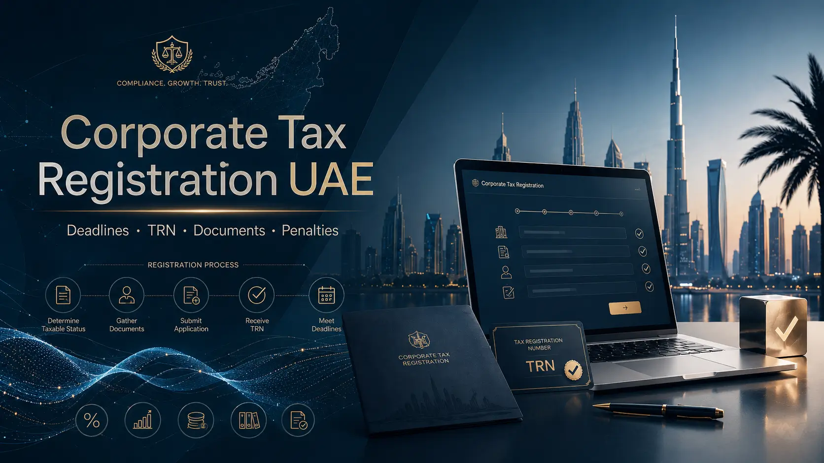 Corporate Tax registration in the UAE in 2026: deadlines, TRN, documents and penalties