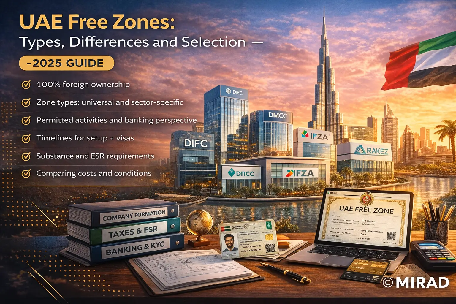 UAE Free Zones: Types, Varieties & Differences - 2025 Guide