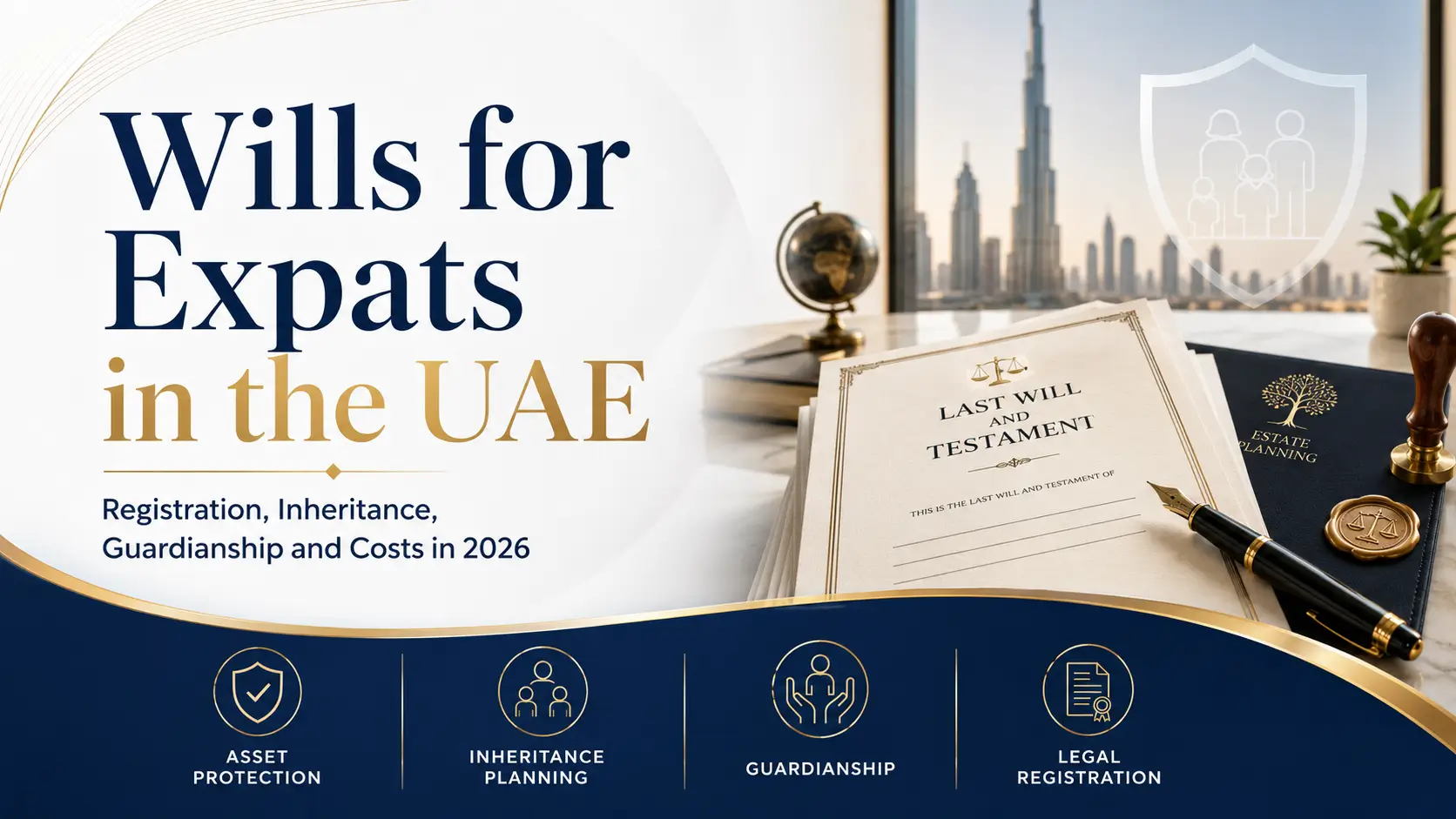 Wills for Expats in the UAE in 2026: Registration, Inheritance, Guardianship and Costs
